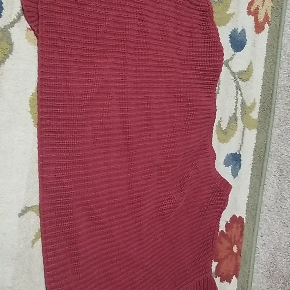 Free people cropped oversize sweater